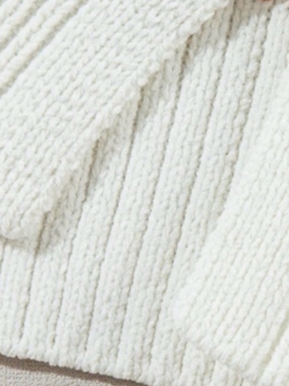 NWT [Altar'd State] Striped Oversized Ribbed Knit Pink Sweater Womens XXS XS S M - Picture 9 of 12